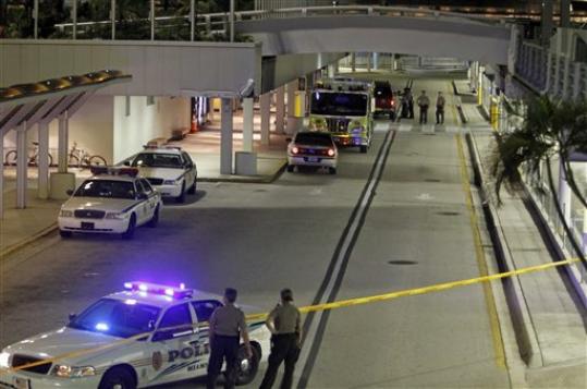 Miami Airport Bomb Scare