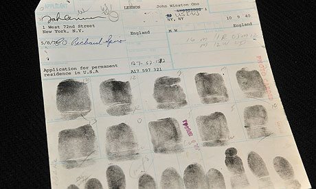 John-Lennon-fingerprint for US residence