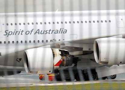Qantas Airlines A380 Emergency Landing