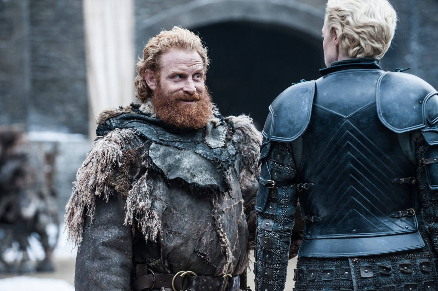 Tormund and Brienne Of Tarth Game Of Thrones Season 7