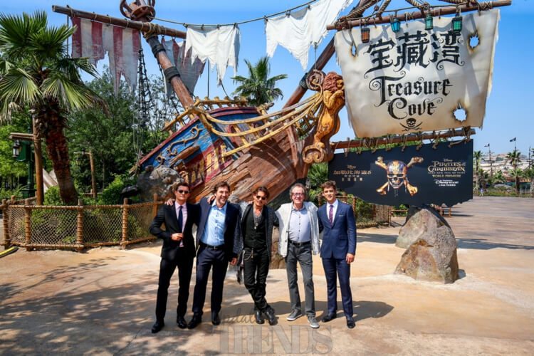 Pirates Of The Caribbean: Dead Men Tell No Tales premiere Disneyland Shangai