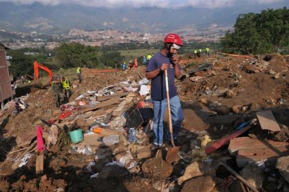 Colombian landslide