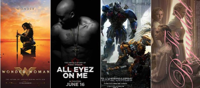 Hollywood movies June 2017