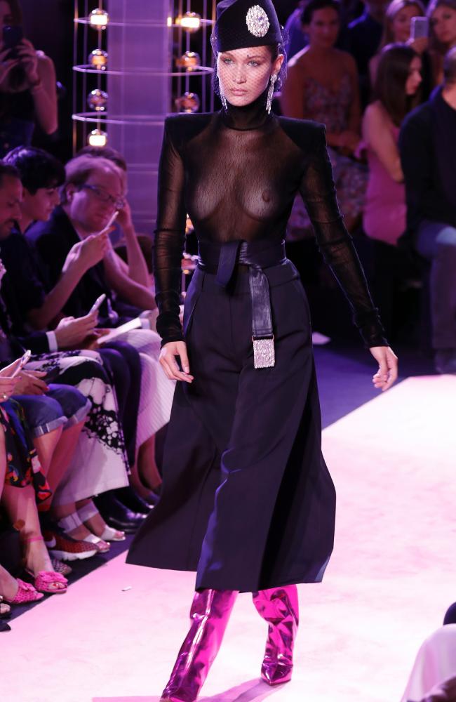Bella Hadid at Paris Haute Couture Week 2017