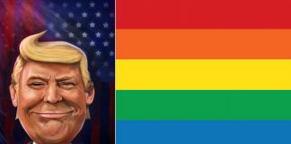 Donald Trump LGBTQ Flag
