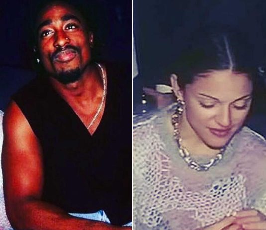 Madonna and Tupac Shakur